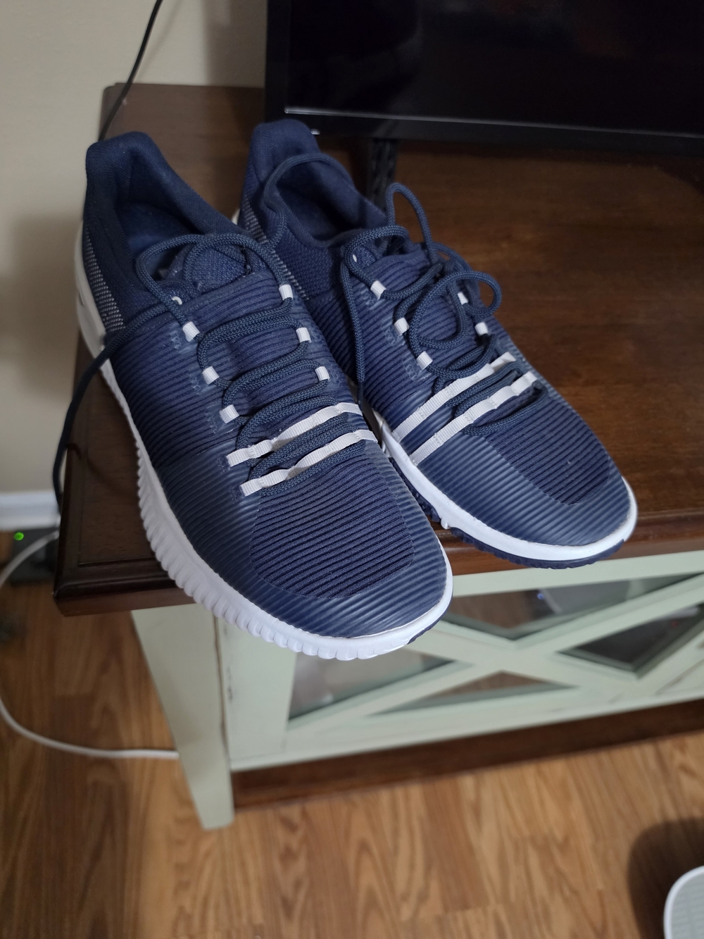 Under Armour Navy Athletic Sneakers with White Accents